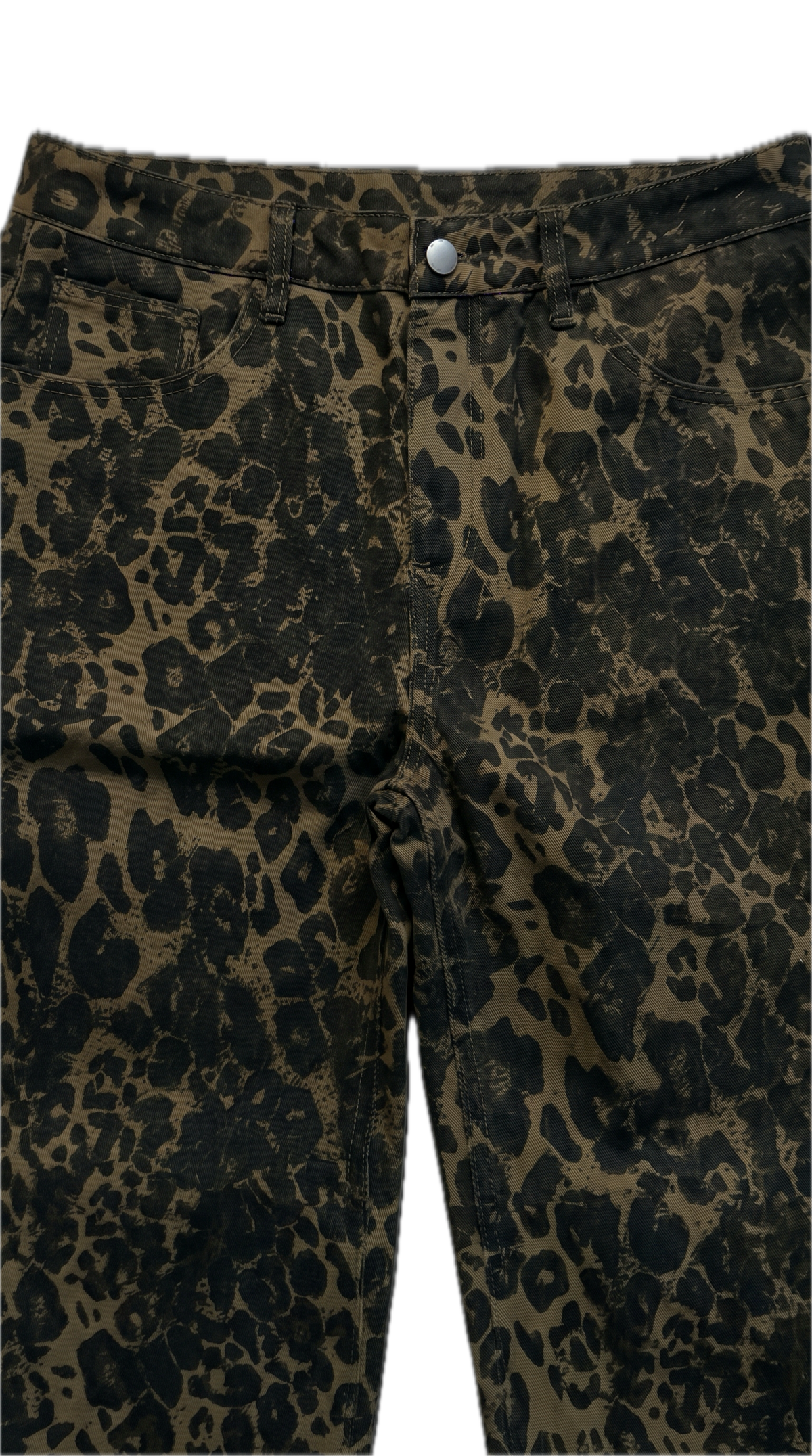 Leopard Baggy Denim