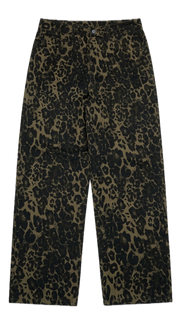 Leopard Baggy Denim
