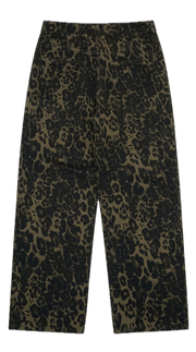 Leopard Baggy Denim